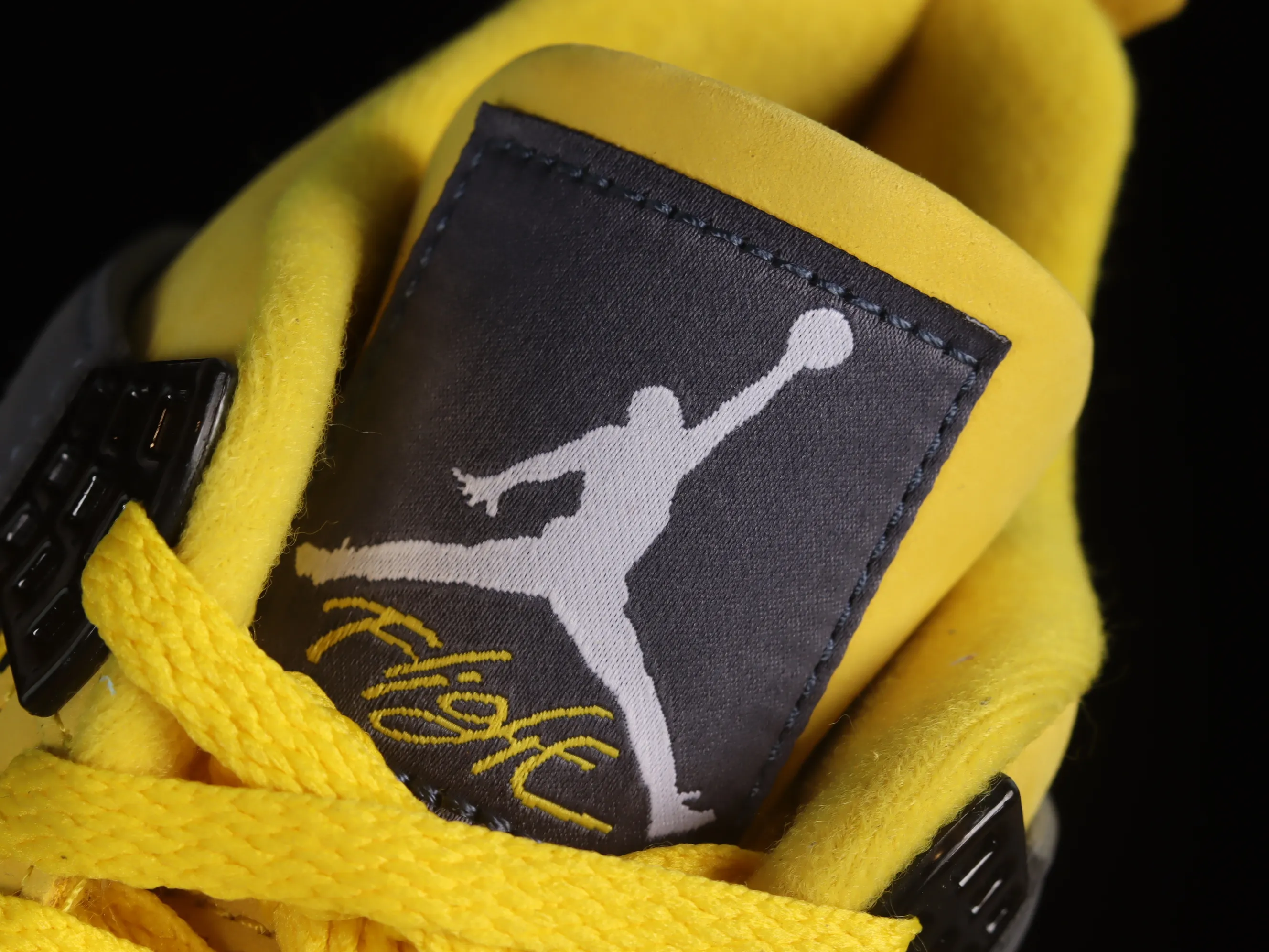 All categories Air Jordan Jordan series basketball shoes Air Jordan 4 LJR version Air Jordan 4 Retro "Lightning" AJ4 Joe 4 replica white and yellow electric mother CT8527-700
